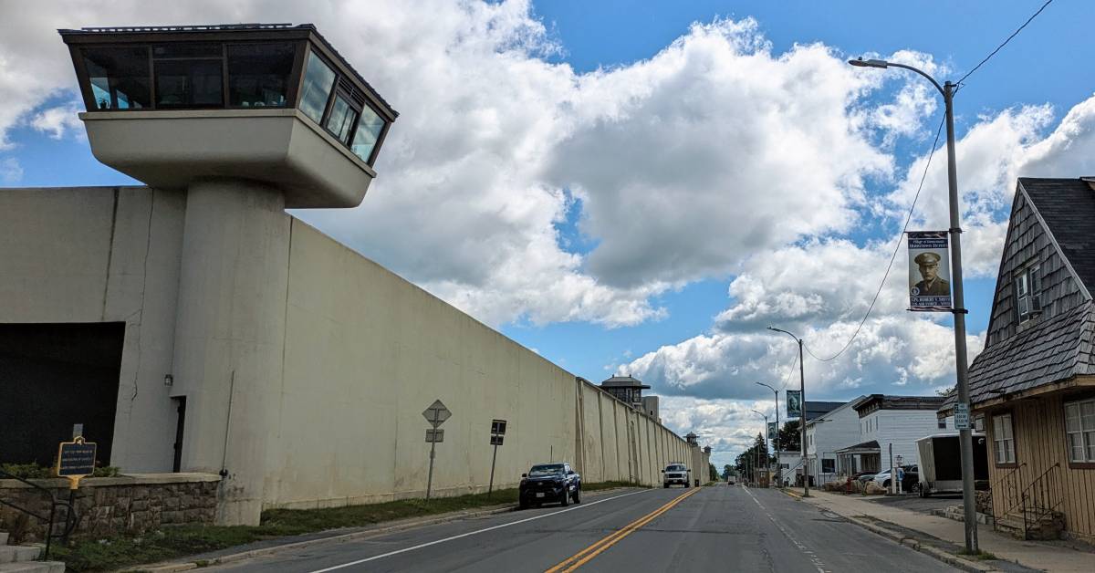exterior of clinton correctional facility in dannemora