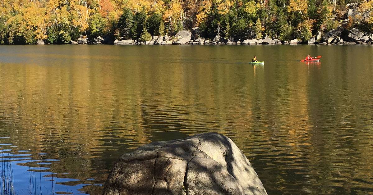 fall paddling