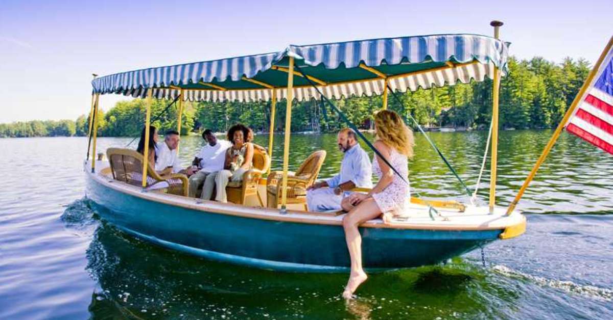 people on a small boat