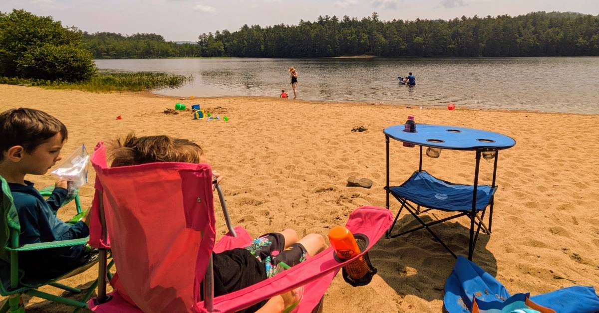 luzerne state campground beach
