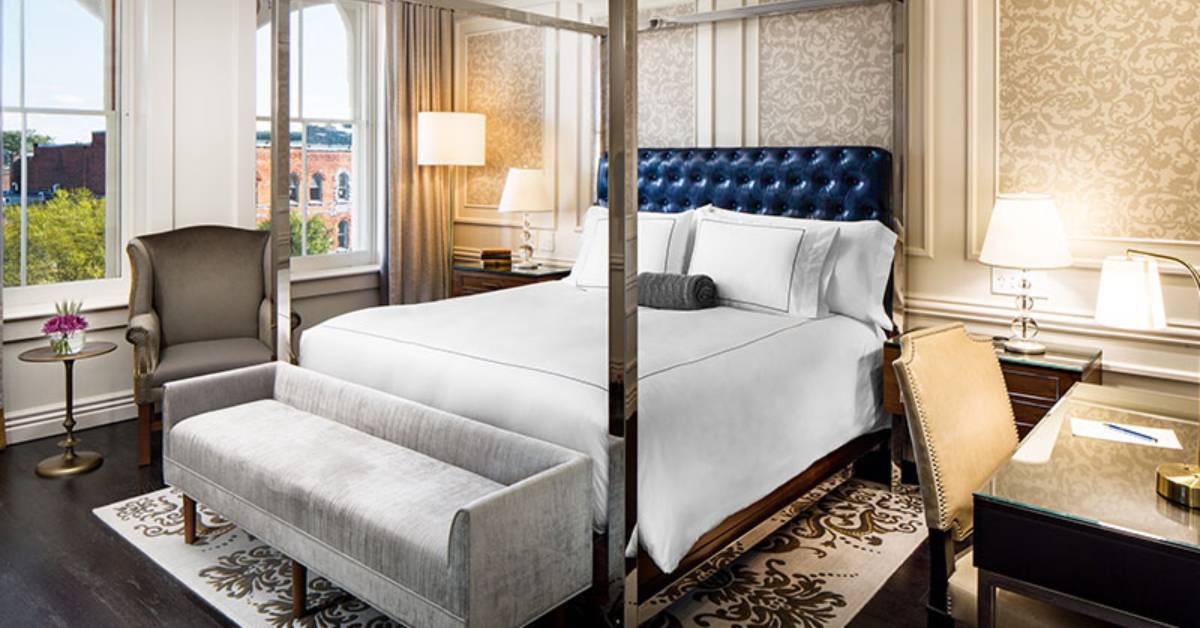 luxury hotel room at adelphi