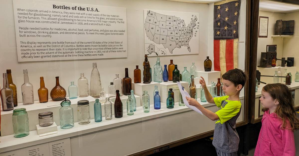 kids at national bottle museum