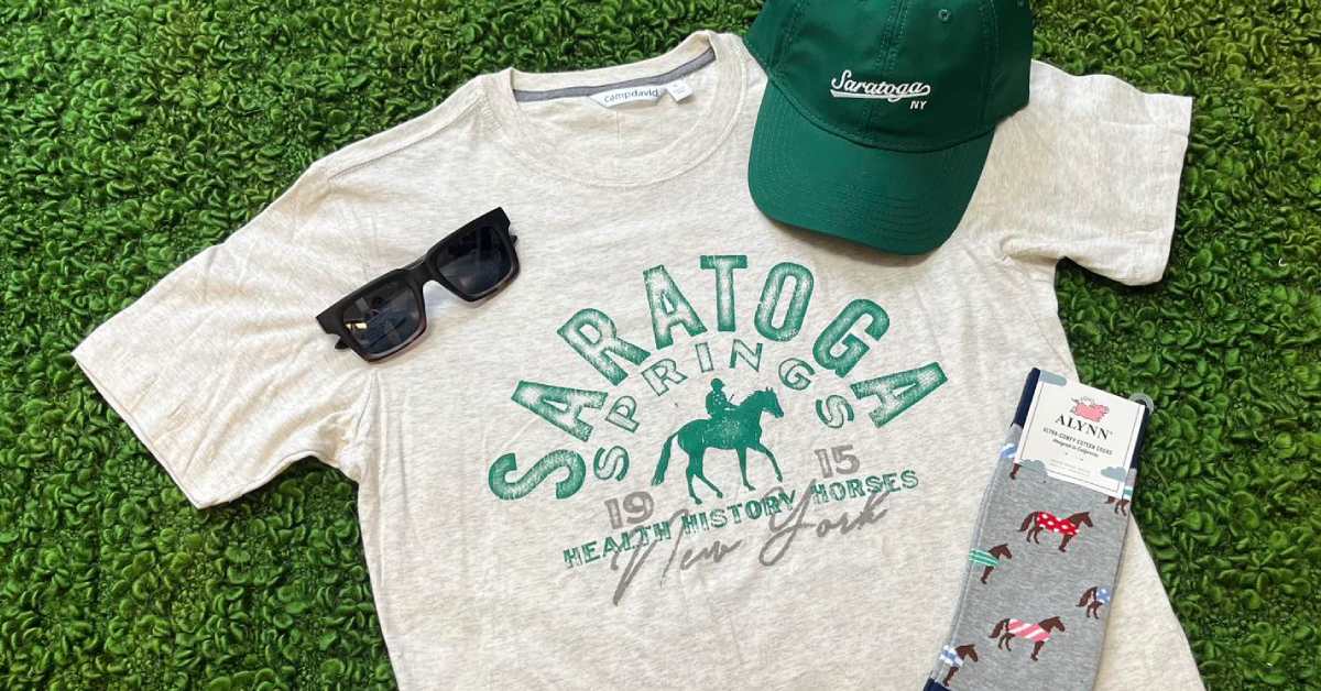saratoga shirt, hat, and socks