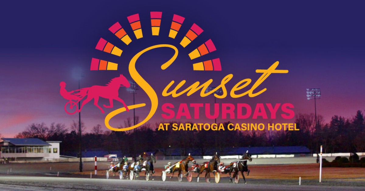 Sunset Saturdays harness racing promo image