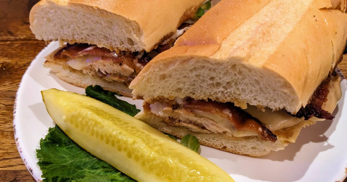 sandwich and pickle
