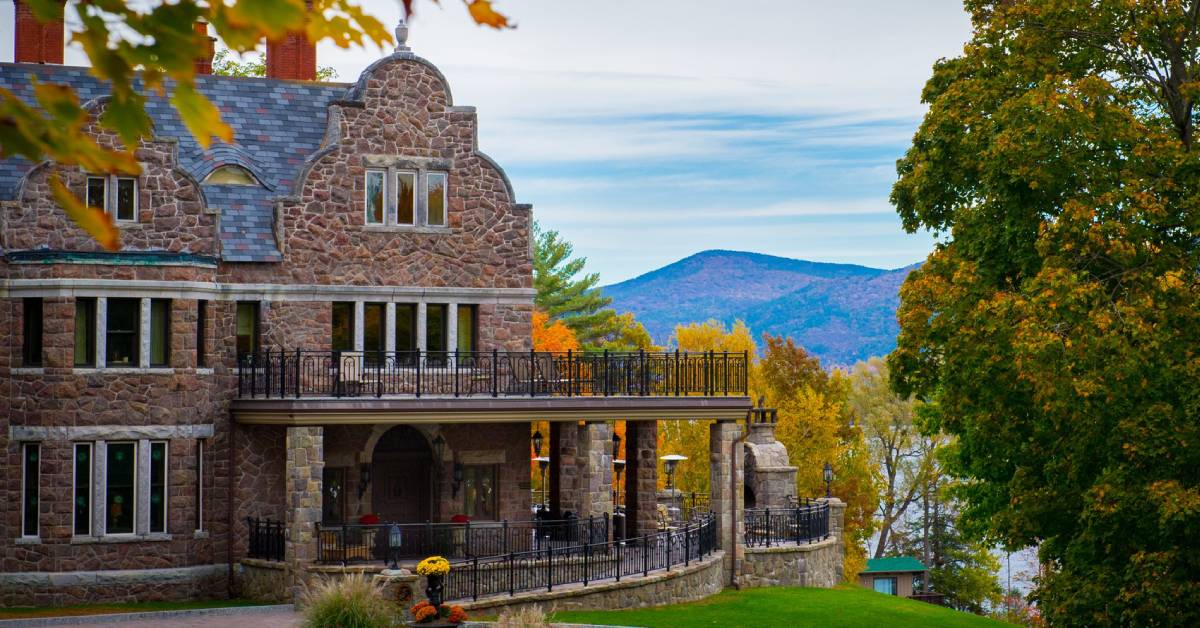 exterior of the erlowest in the fall