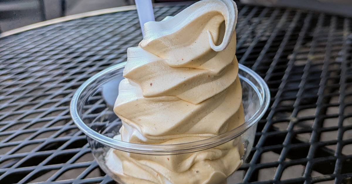 pumpkin ice cream at the ticonderoga wind chill factory