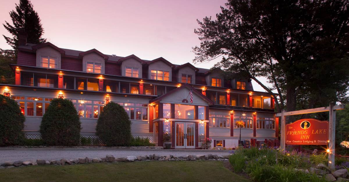 friends lake inn adirondacks exterior