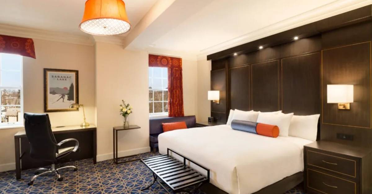 hotel saranac guestroom 