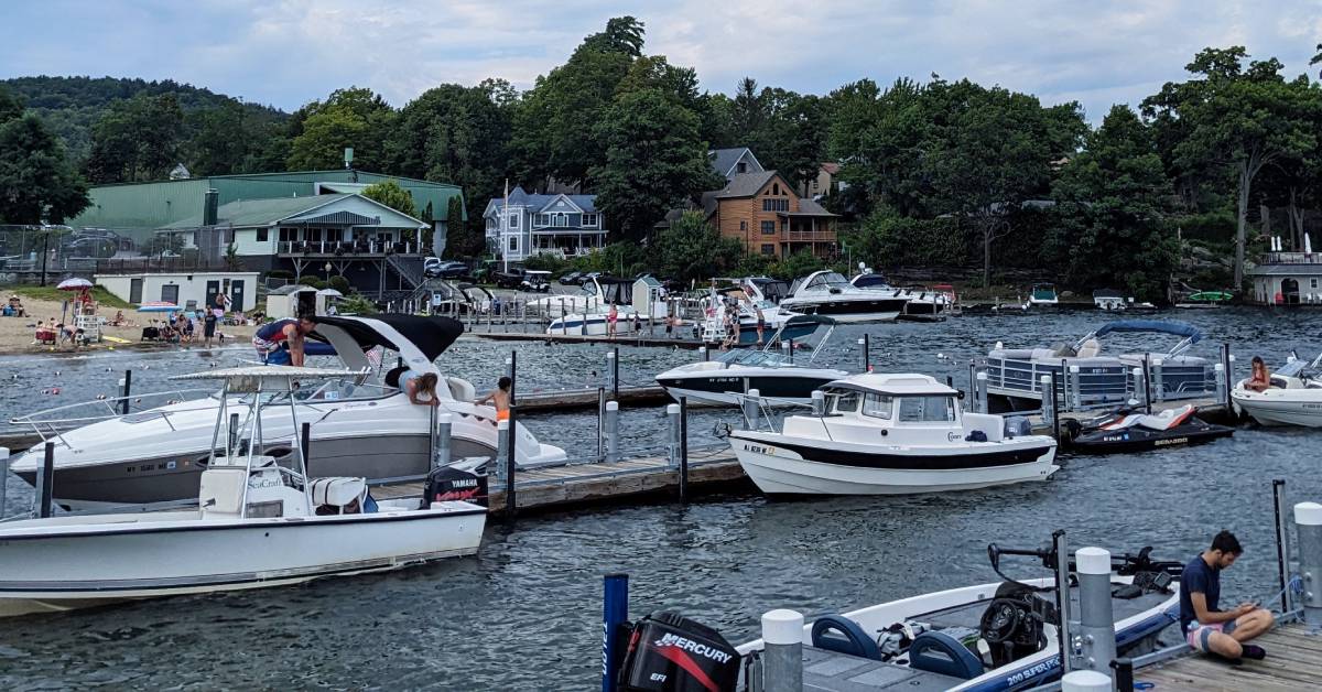 boats in bolton landing