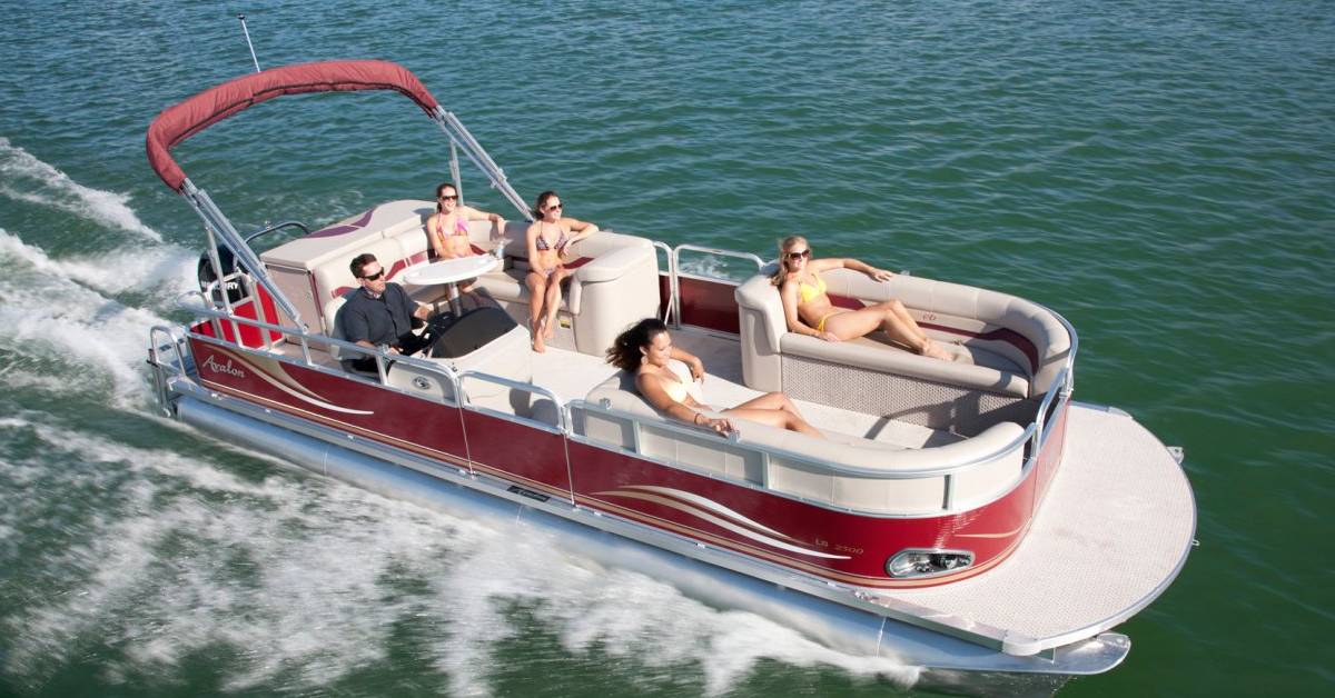 women in bikinis on a boat