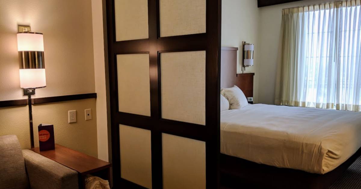 hotel room at hyatt place 