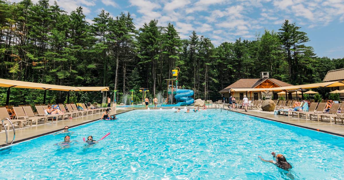 pool, chairs, water park
