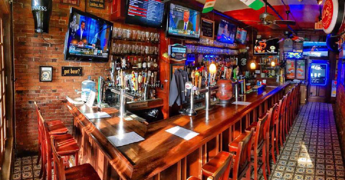 Image shows the inside bar area at Saratoga City tavern that always brings customers back. 