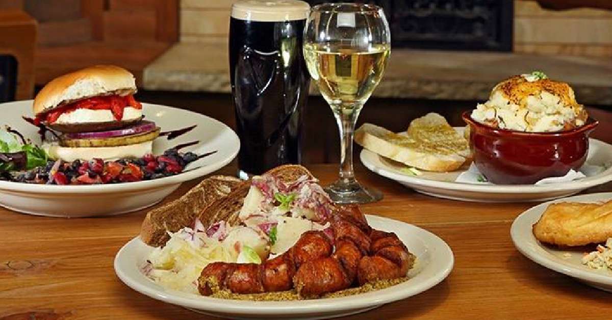 Image shows the wide variety of food that they offer on the menu. 