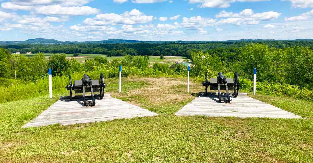 Saratoga National Historical Park cannons