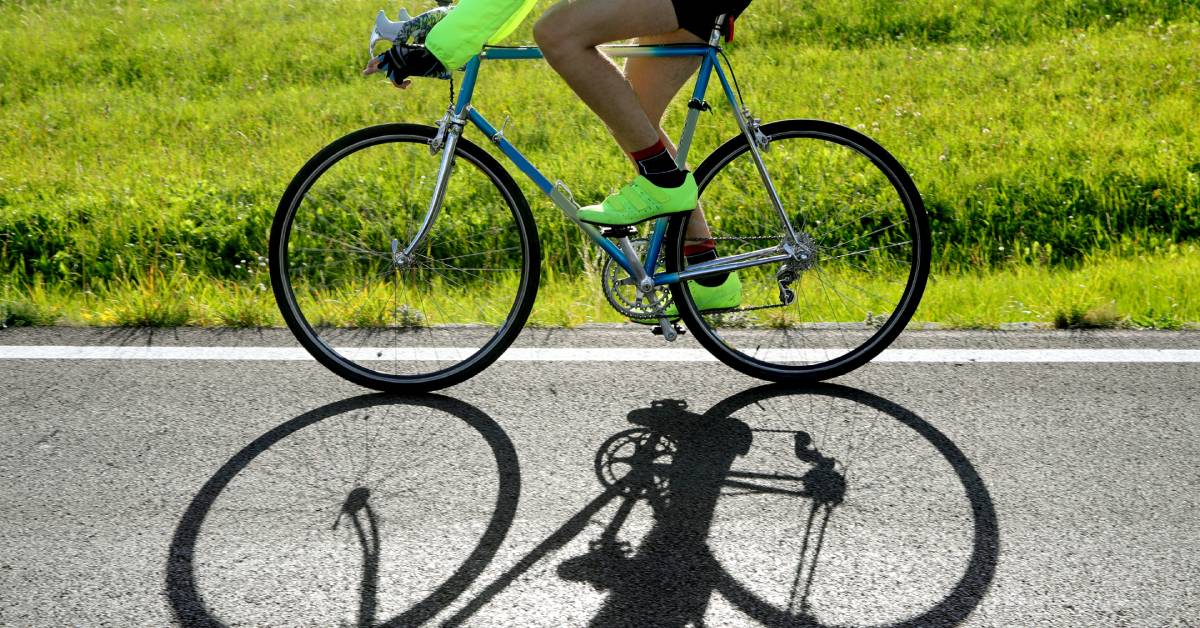cyclist on road