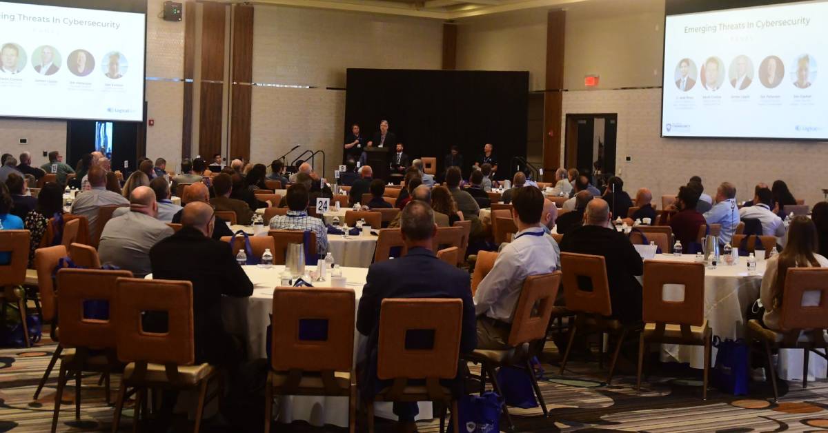 people at a symposium