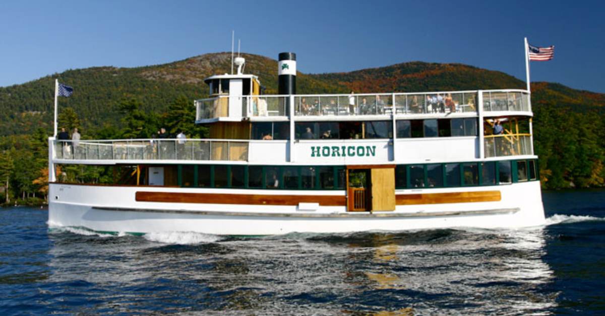 horicon boat on a lake