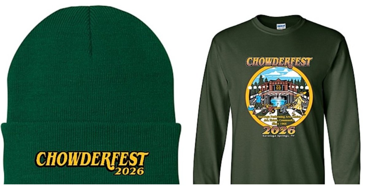 chowderfest beanie and shirt