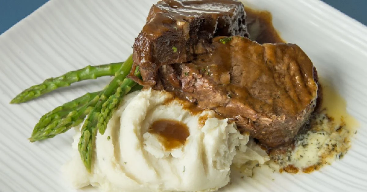 steak and potatoes