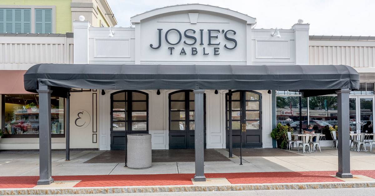 outside entrance of Josie's Table restaurant