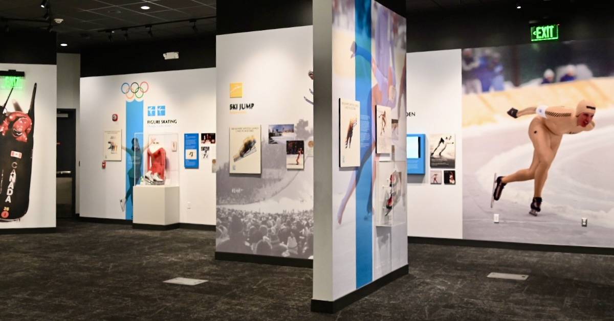 inside olympic museum in lake placid