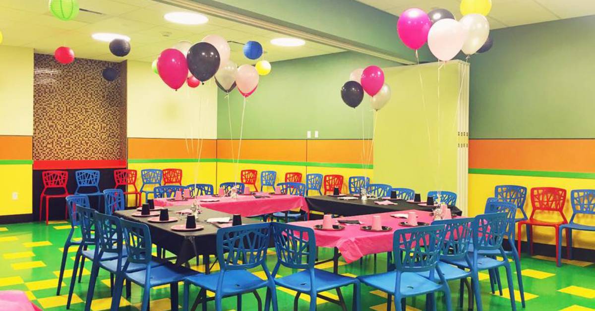 billy beeze party room setup