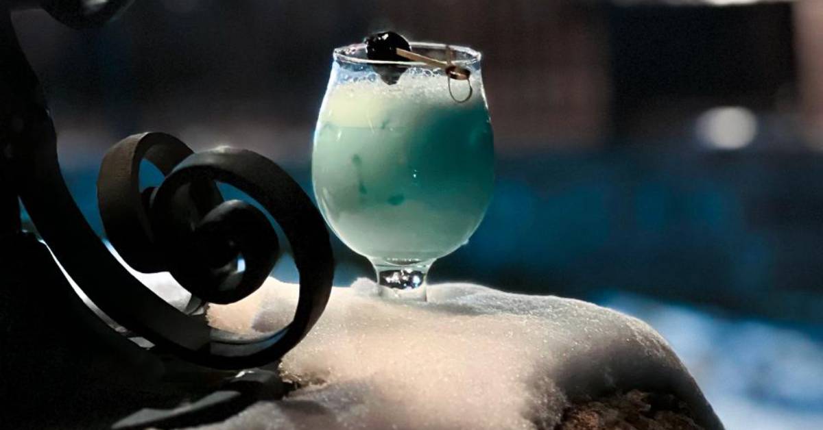 wintery cocktail
