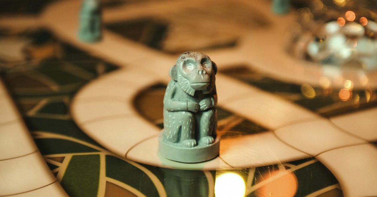 a game piece in an escape room