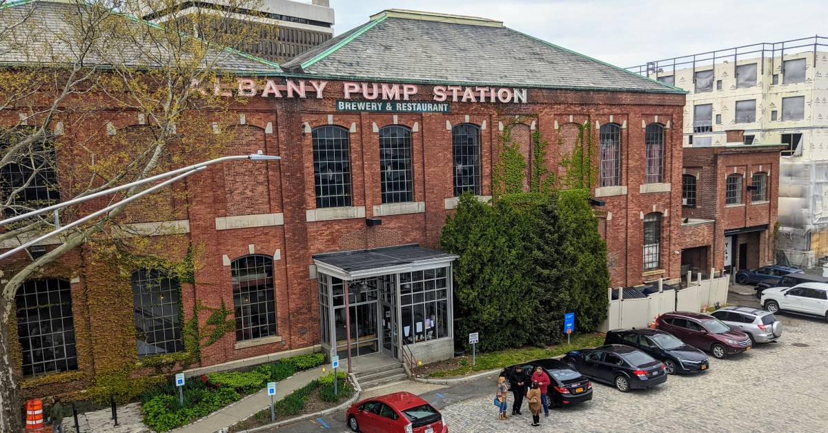 exterior of albany pump station