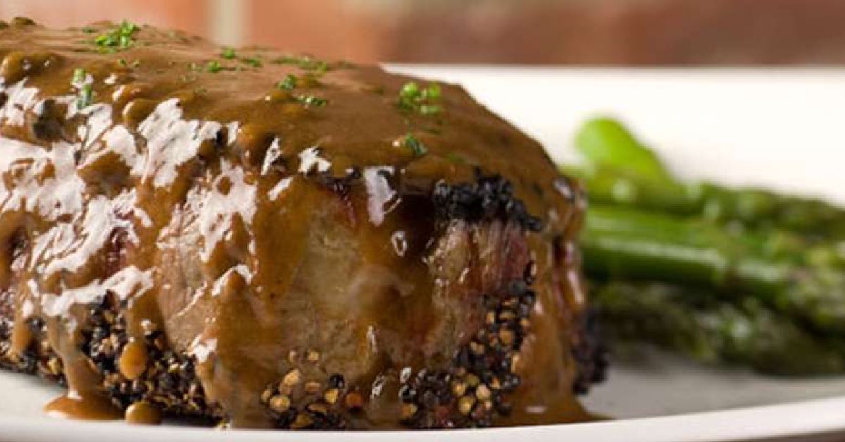 steak with greens