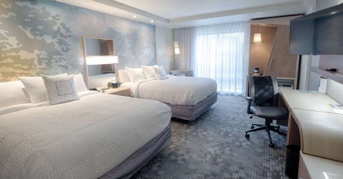 interior of hotel room