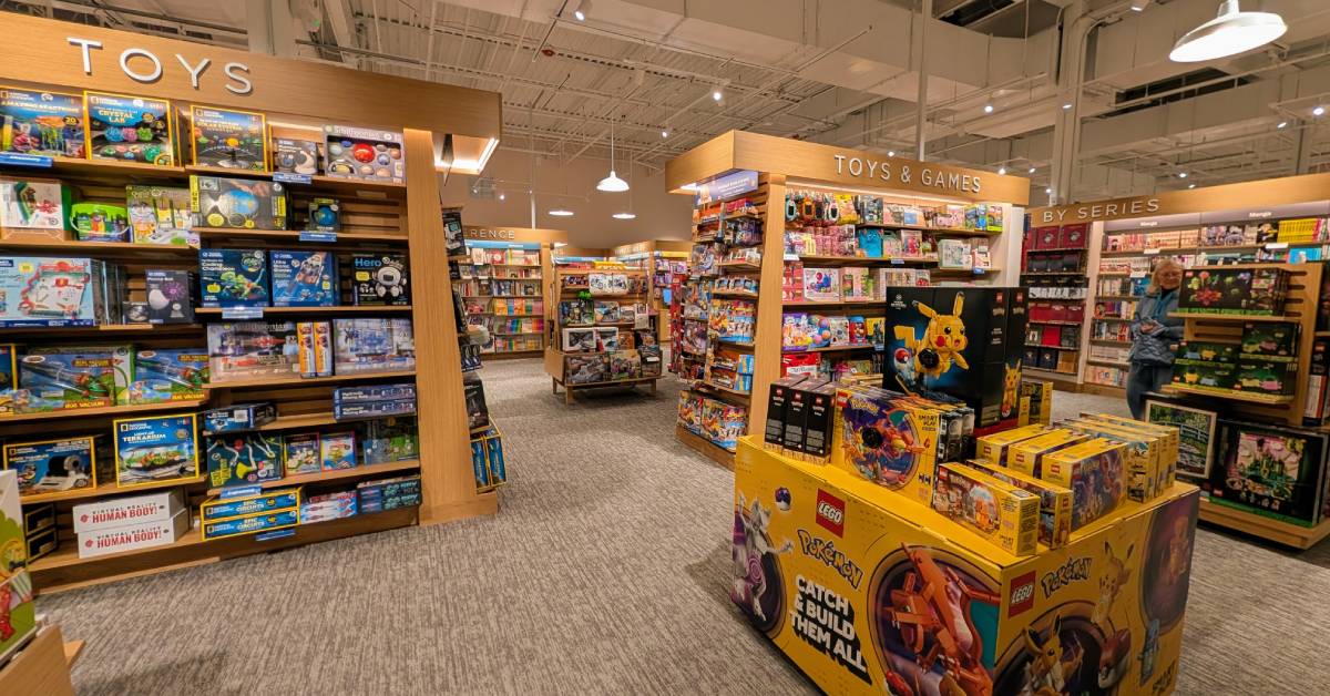 toy section at barnes and noble