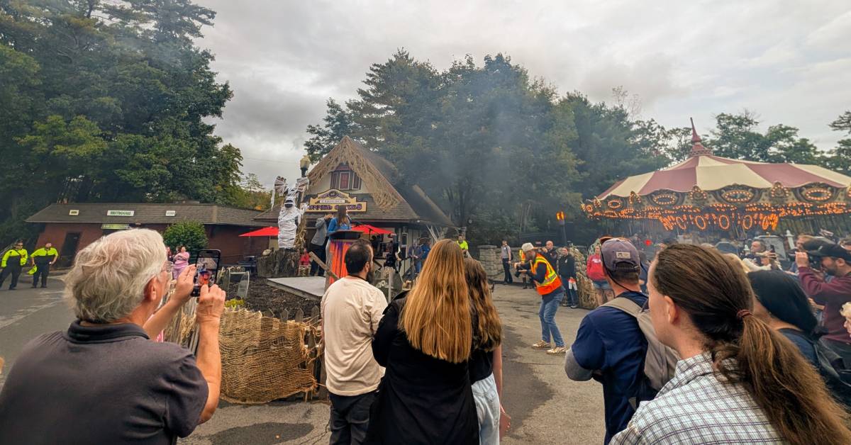 crowd at fright fest media night