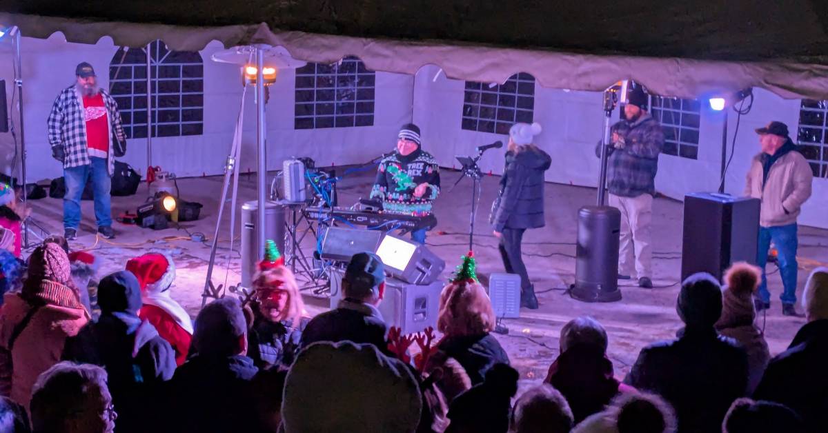 lite up the village music