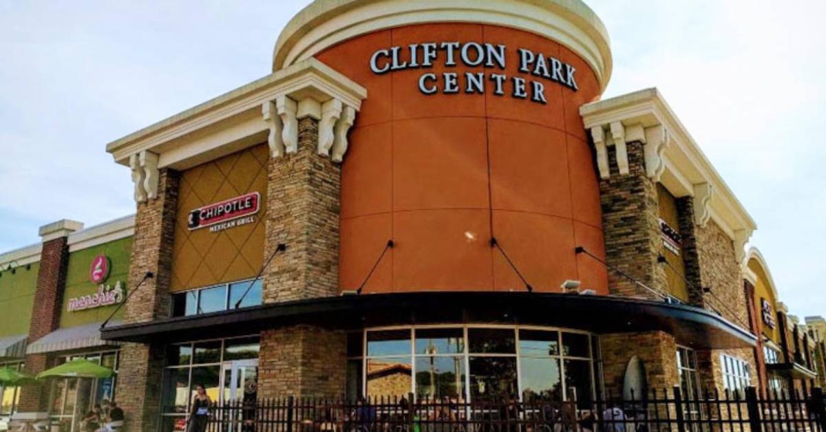 outside of Clifton Park Center mall