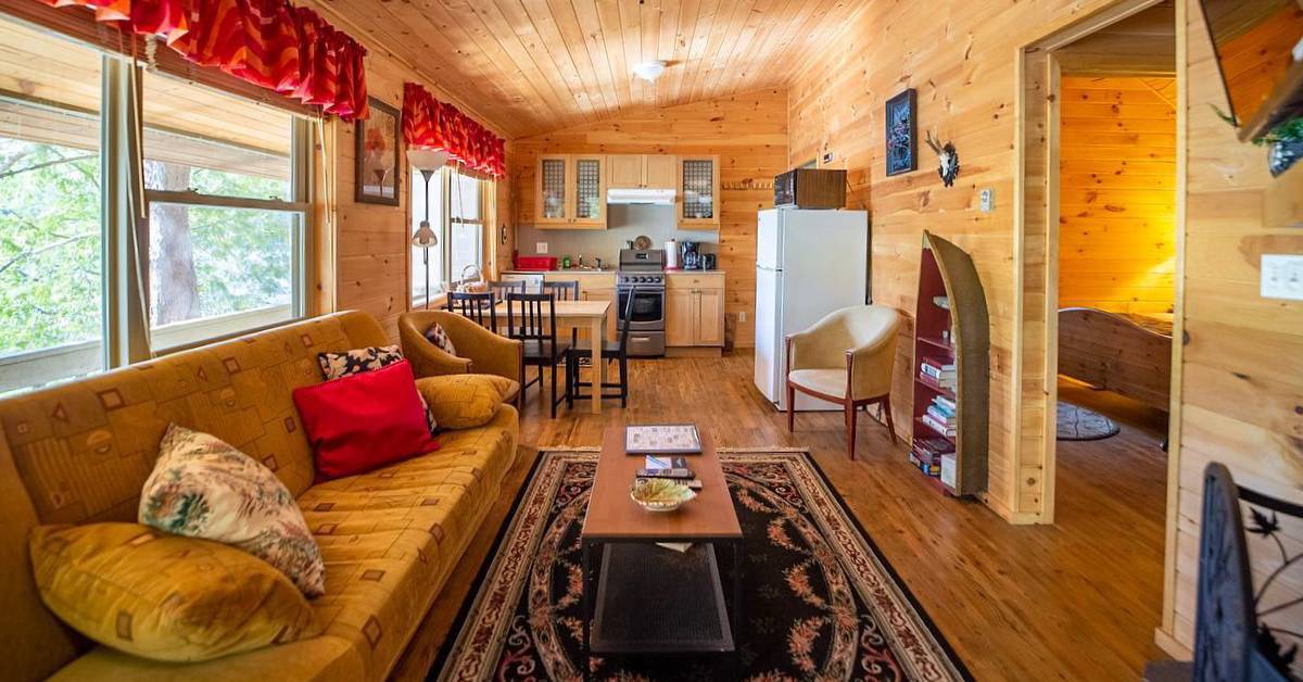 interior of cabin