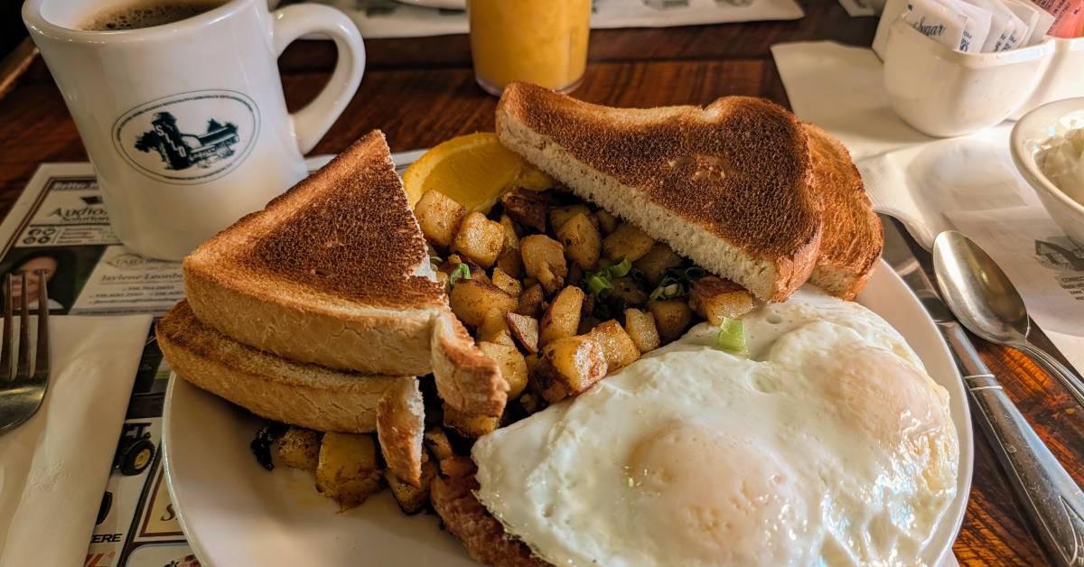 breakfast plate