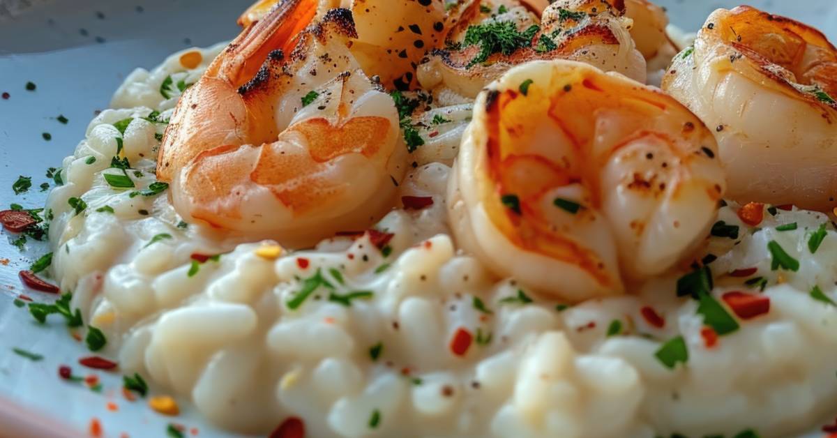 shrimp risotto
