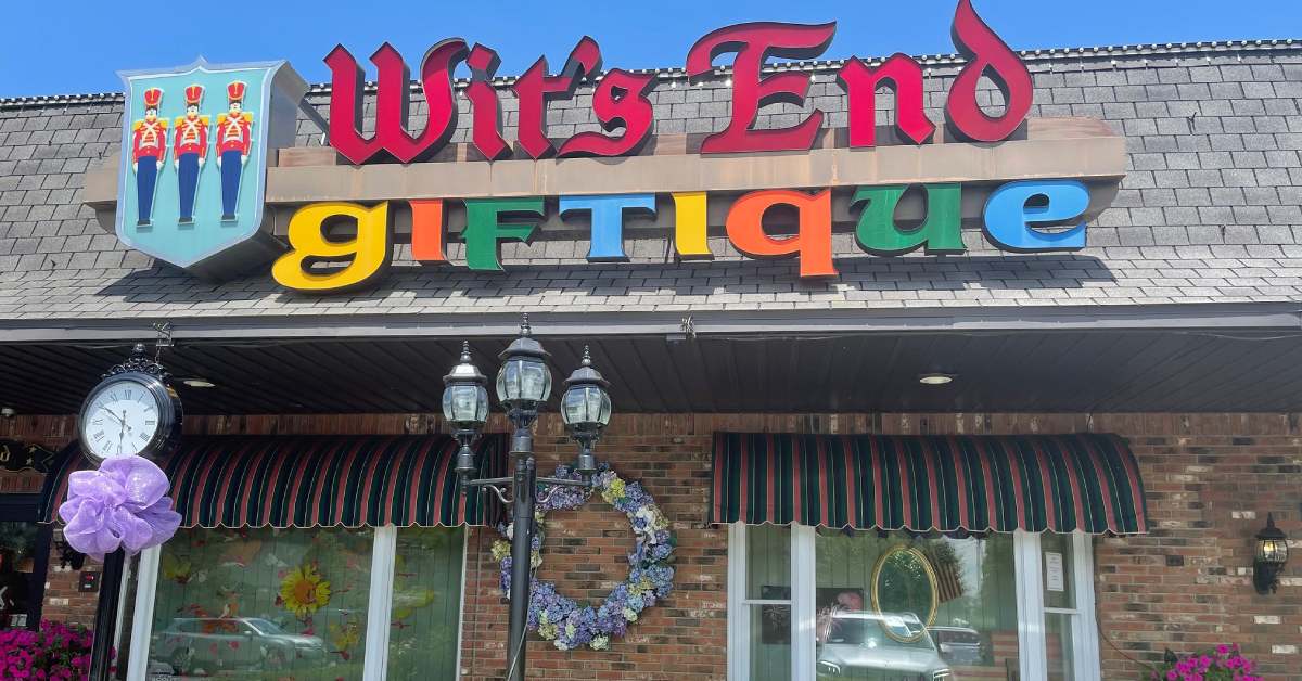 outside of Wit's End Giftique