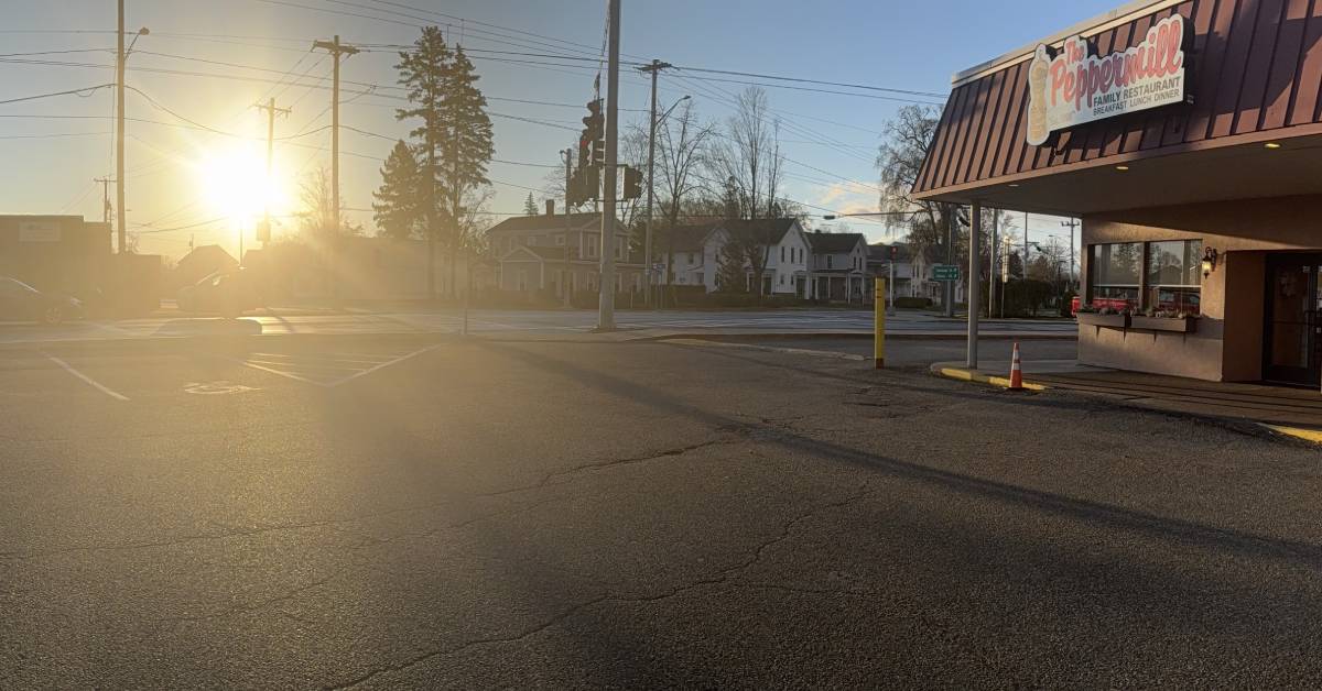 sun coming up by peppermill family restaurant