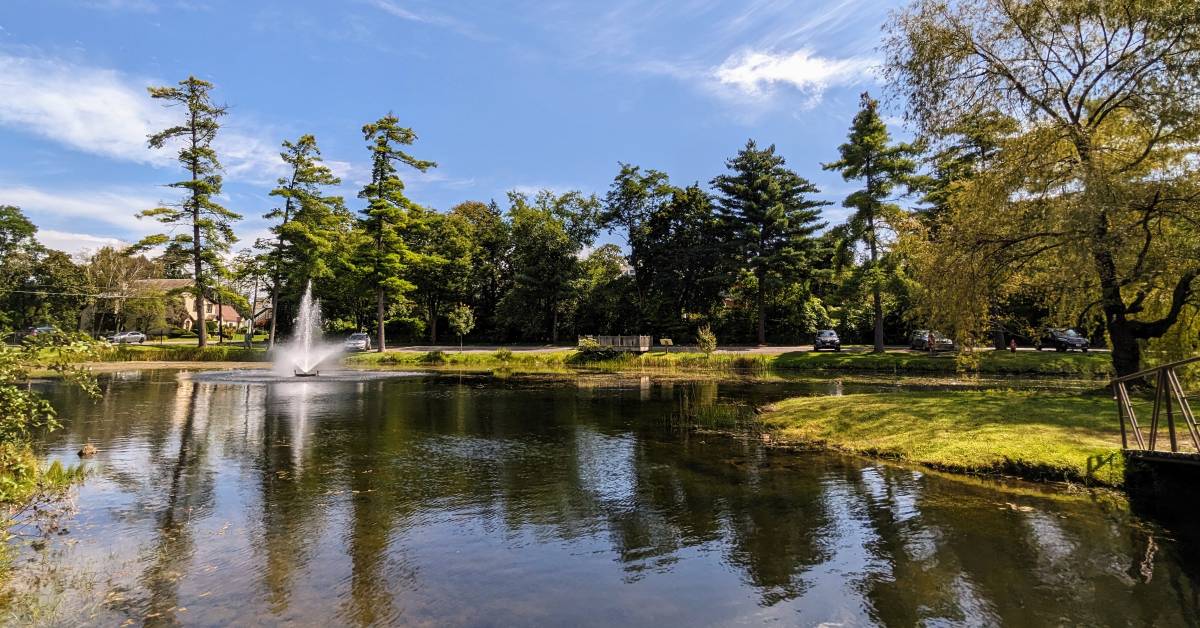 crandall pond fountain