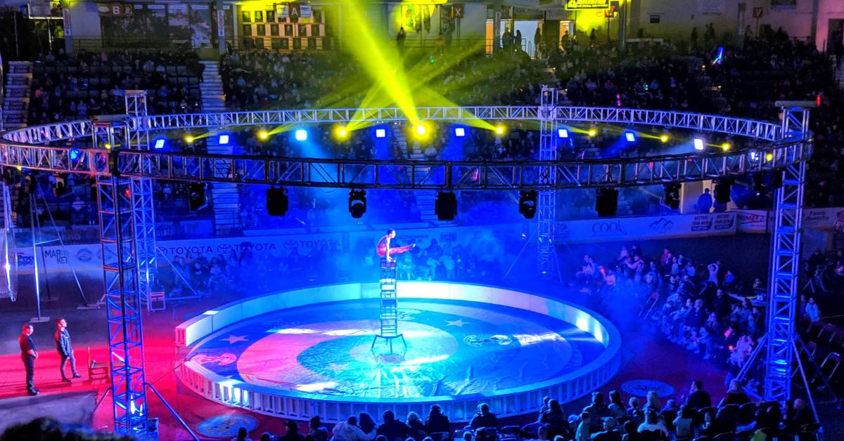 circus, guy balancing on many chairs