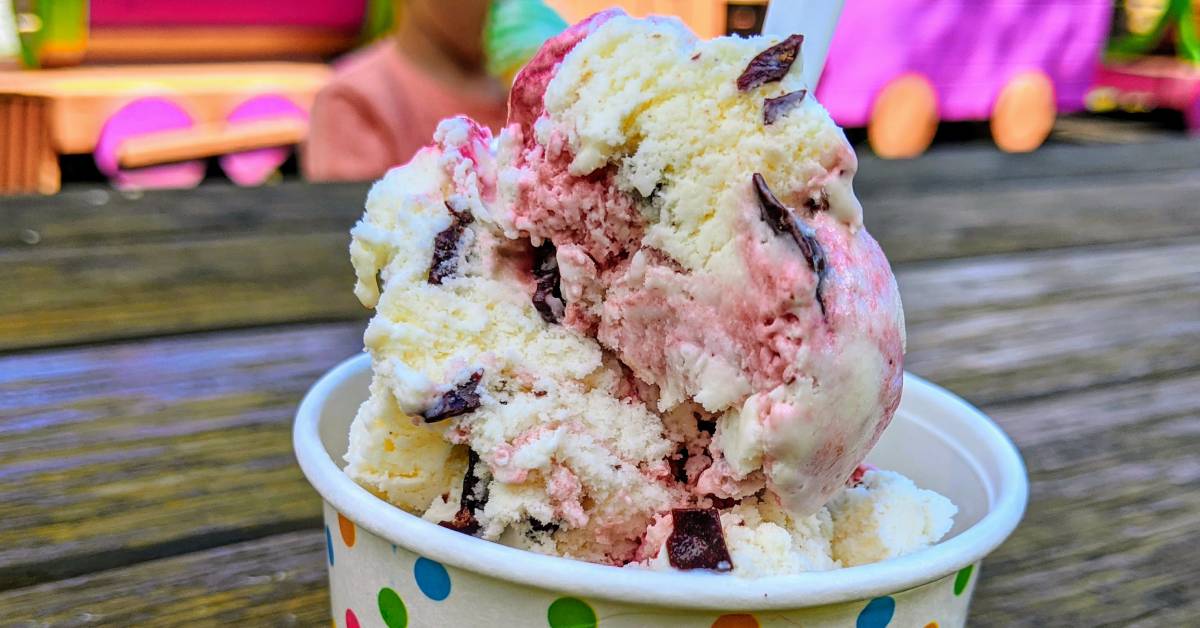 ice cream dish