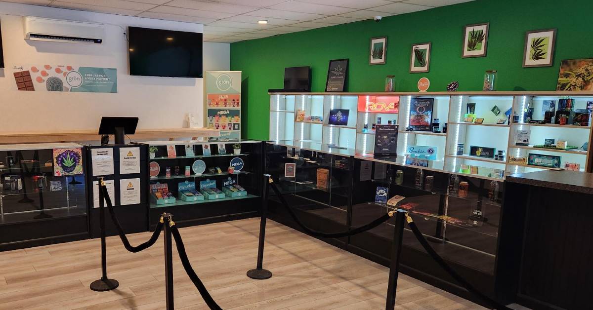 inside dispensary