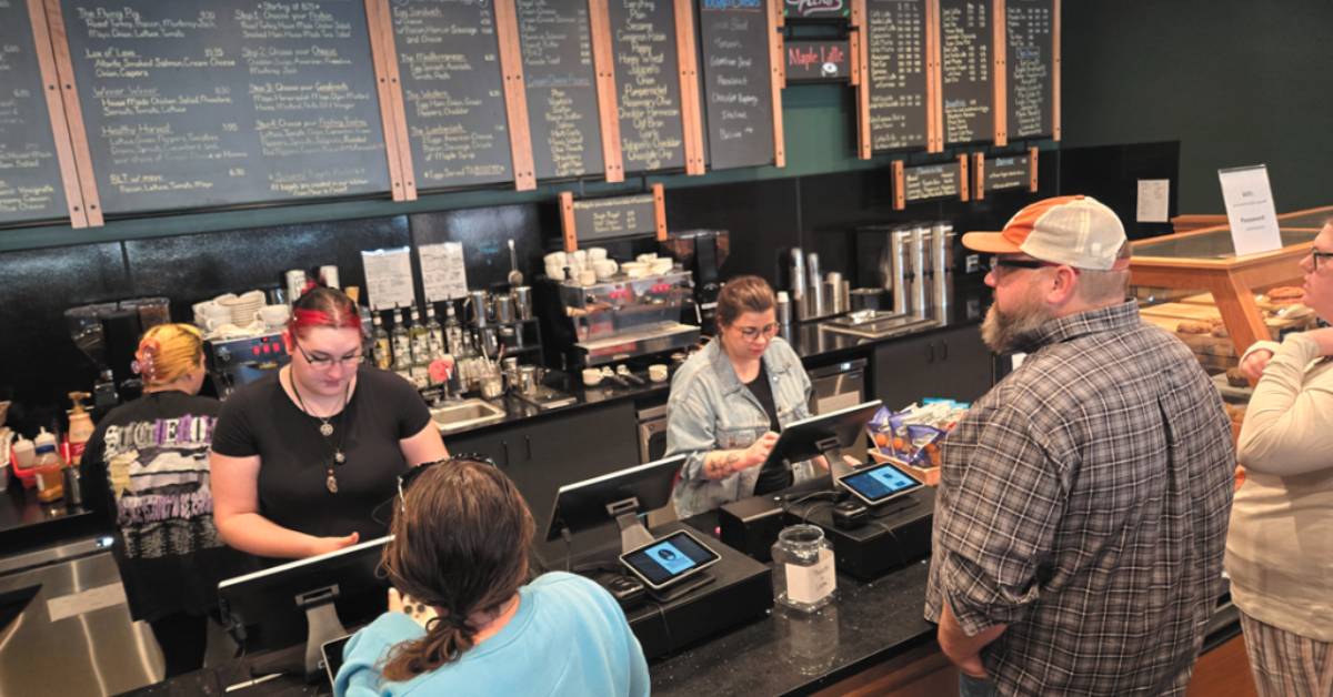 people ordering at uncommon grounds