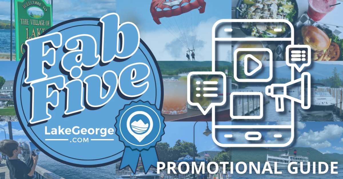 Lake George Fab Five Promotional Logo