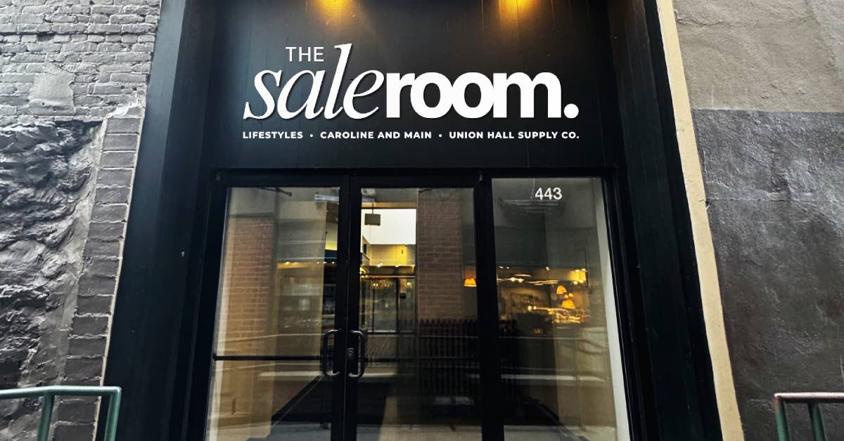 sale room storefront