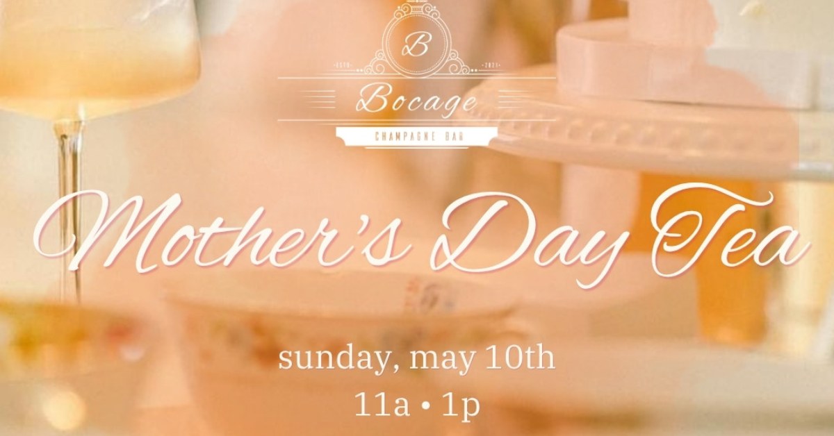 mother's day tea promo